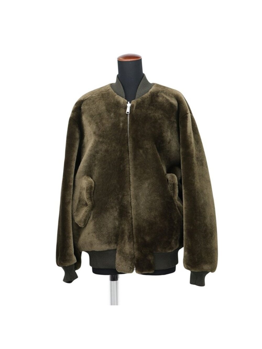 Prada Jacket Reversible Sheepskin Fur Nylon 38